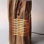 lampe design en bois