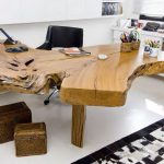 mobilier design table en bois