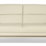 Canapé simili cuir blanc