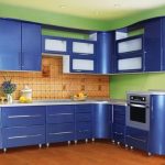 Set de cuisine bleu