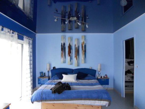 chambre bleue