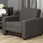fauteuil-lit au design gris