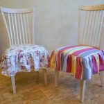 Couvertures pour chaises de cuisine faites-le vous-même photo