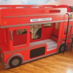 Bus lit superposé rouge