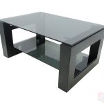 Table basse en verre M-3 verre gris
