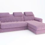 canapé d'angle violet