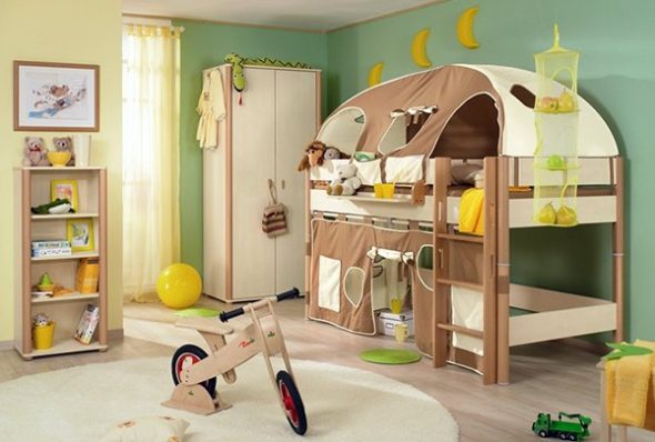 meubler une petite chambre d'enfants