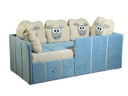 Canapé-lit pour enfants avec côtés et tiroirs