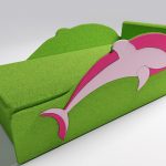 canapé dauphin pour enfants