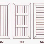 Variantes de dessins pour la finition des portes à clapets