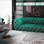 photo de canapé turquoise