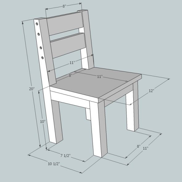 fabrication de chaise haute