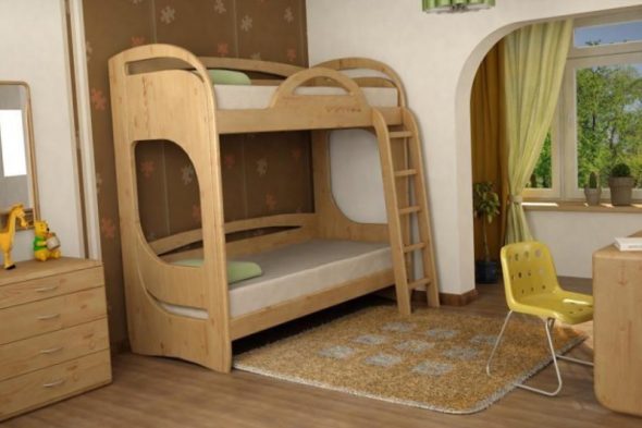 lits superposés pour les enfants