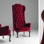 Chaise rouge anglaise
