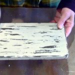 faire du bois un effet de peinture usée