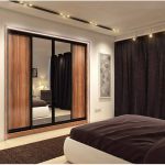 armoire avec éclairage Merano brun