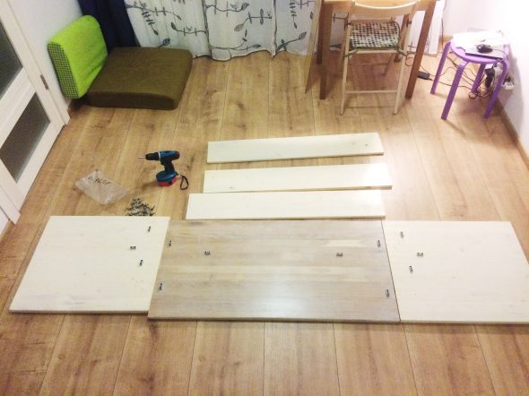 Construire une petite table