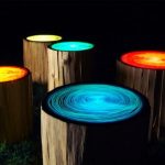 Tables lumineuses en bois