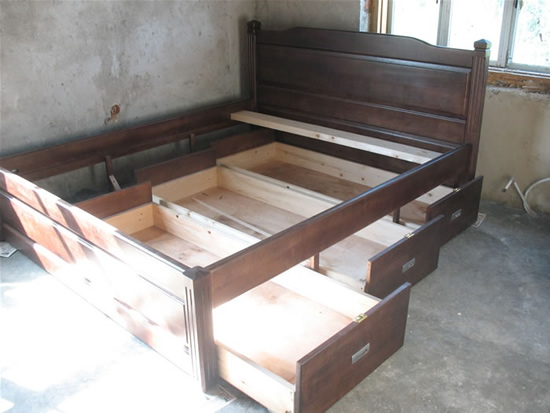lits doubles avec tiroirs à acheter