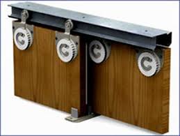 Exemple de système de suspension à porte coulissante pour armoires