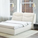 Canapé-lit moelleux blanc