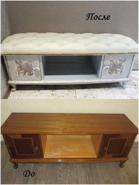 modification de vieux meubles soviétiques