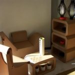 Idées de meubles à partir de boîtes en carton
