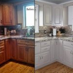 Restauration du set de cuisine avant et après