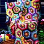 Plaid patchwork au crochet