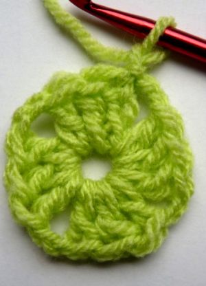 Tricoter des boucles 4 fois