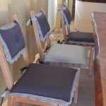 Coussins décoratifs pour chaises