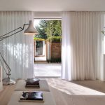 rideau design pour le minimalisme de la salle