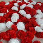 roses de serviettes de table idées de bricolage pour les options