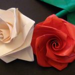 roses des idées de photo de serviettes en papier