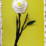 fleurs de papier photo décoration photo