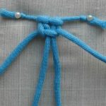 Tisser un store à corde en nœud plat
