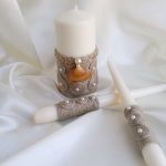 décoration de photo de bougies de mariage