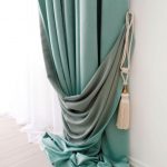 idées de décoration de rideaux turquoise