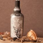 bouteilles de découpage DIY photo design