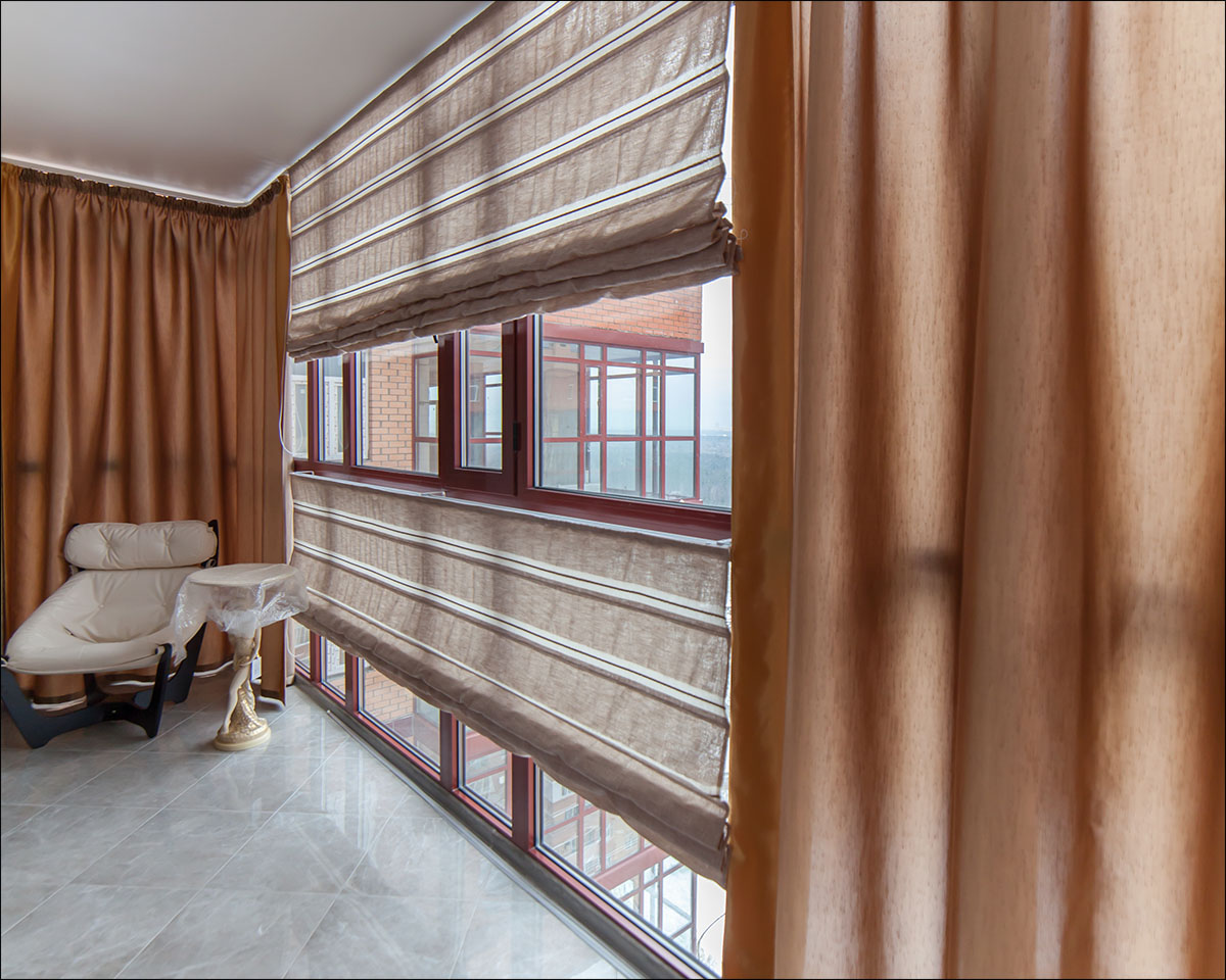 rideaux pour fenêtres panoramiques photo intérieure