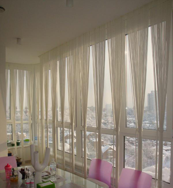 rideaux pour fenêtres panoramiques idées d'intérieur