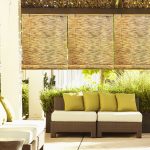 rideaux de bambou idées de design