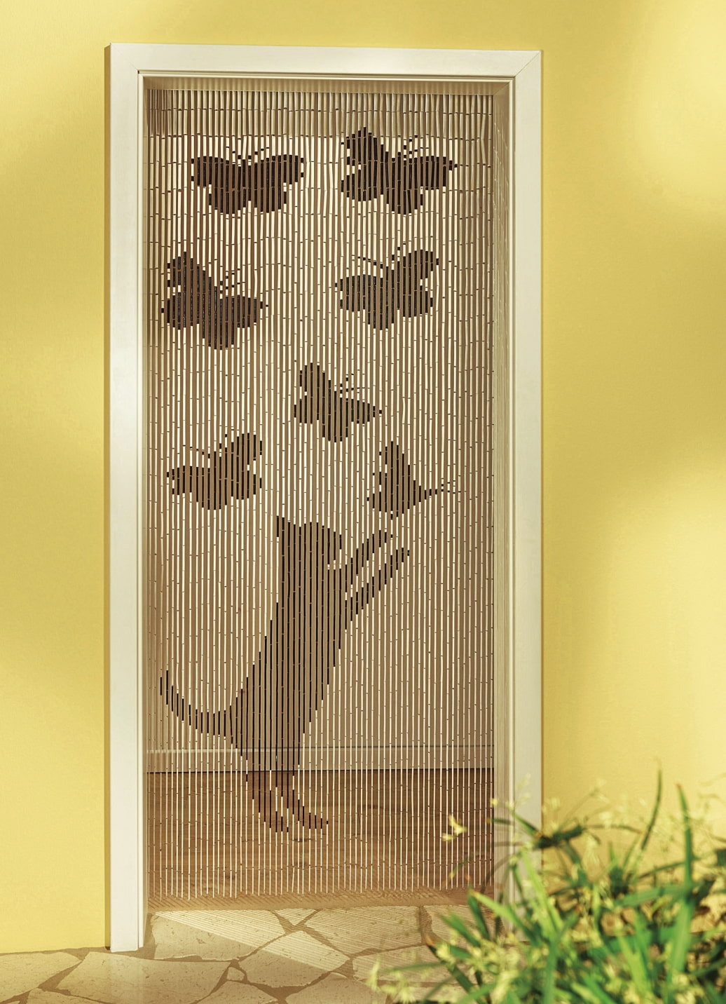 rideaux de bambou photo